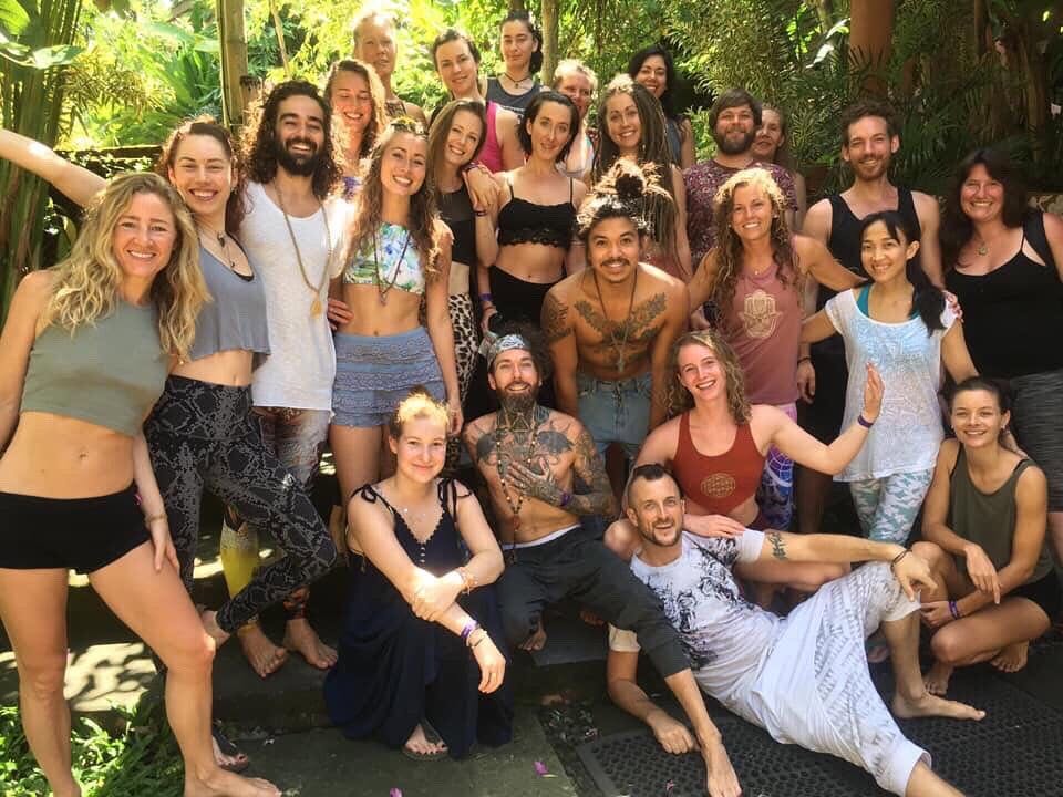 Jodie Louise at yoga teacher training in Bali